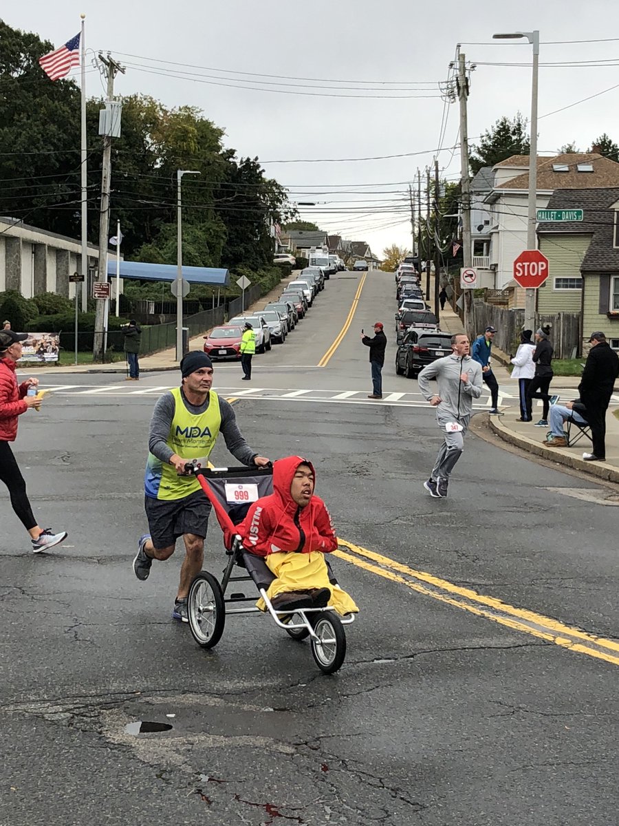 MDAteam's tweet image. @MDAorg National Ambassador, Justin Moy and @BostonFire #Local718 Fire Fighter, JR Ortiz participated in the Local 718 Memorial 10K today continuing the amazing partnership between the @IAFFNewsDesk and MDA that started here in Boston in 1954. #filltheboot