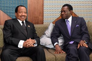 Thierry_Ngogang's tweet photo. MESSAGE DU PRÉSIDENT OBIANG NGUEMA: « Le peuple de la République de Guinée équatoriale et son gouvernement se joignent à moi pour exprimer à votre excellence nos sincères et effusives félicitations pour votre réélection comme président de la République du Cameroun...» https://t.co/eruiixFQaC