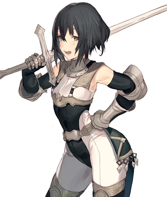 長剣女子 