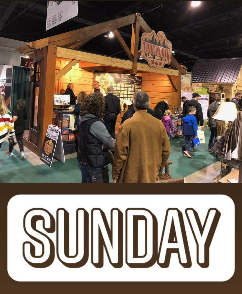 truenorthlog's tweet photo. Busy day today at the #fallcottagelifeshow! https://t.co/tuONtL5dJT