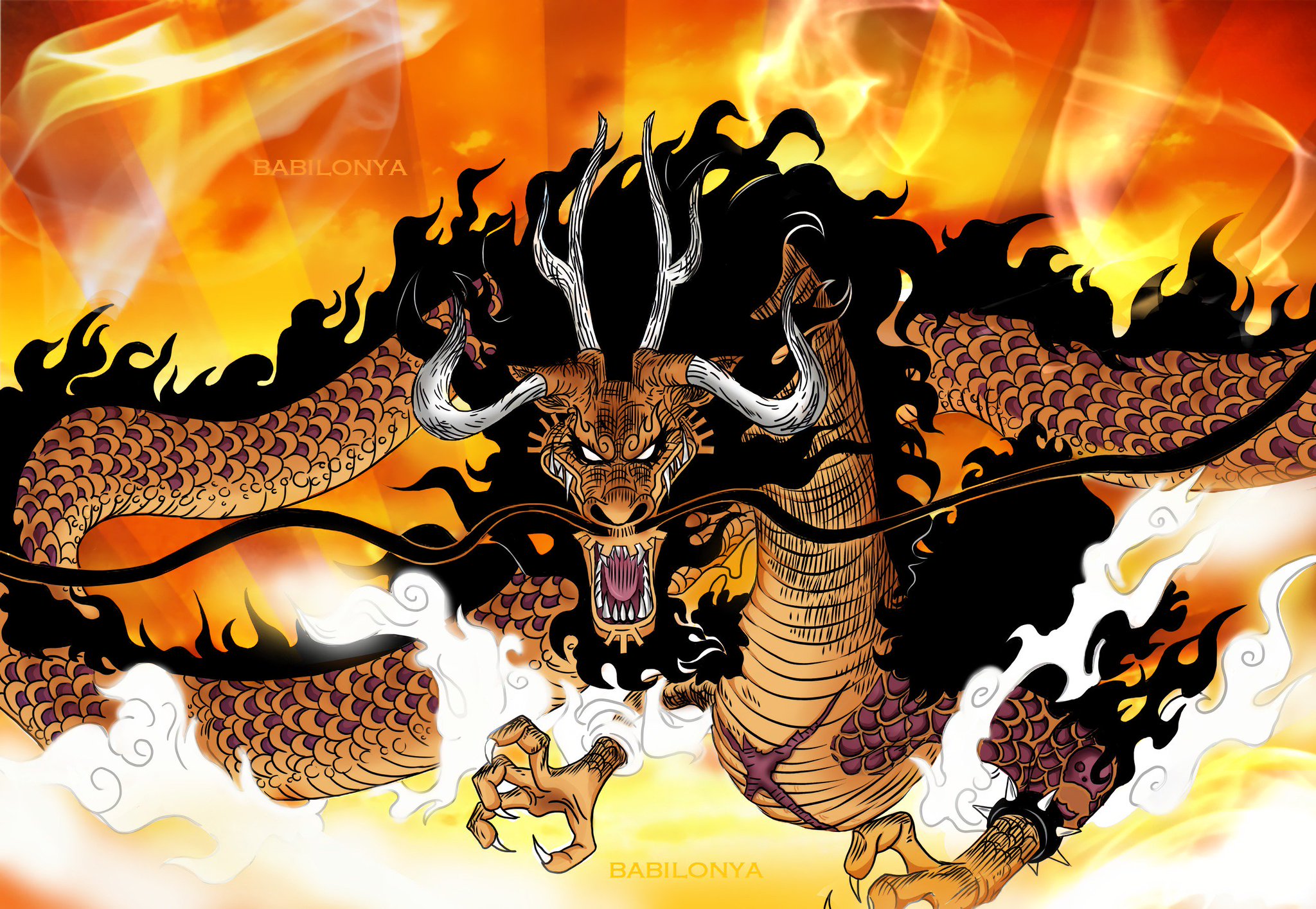 ℬ Sur Twitter Kaido カイドウ Onepiece ワンピース カイドウ 四皇 百獣のカイドウ 最強の生物 T Co V2ubljh9yg