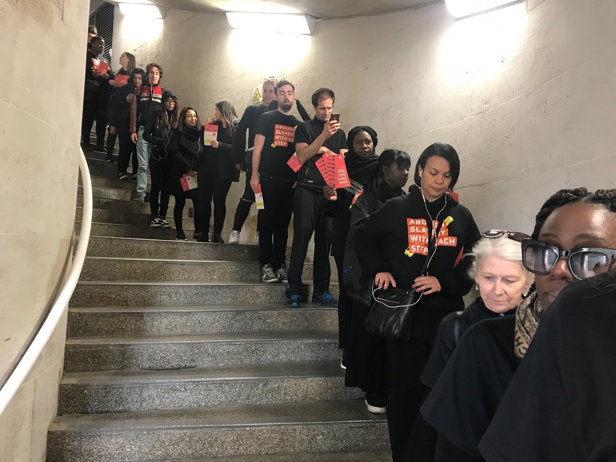 Anee_Uche's tweet photo. One of the best things I’ve been part of this year @A21 #WalkForFreedom #walkforfreedom2018 in London yesterday. Human trafficking and modern slavery must be abolished in our lifetime. https://t.co/gyqrnW9E32