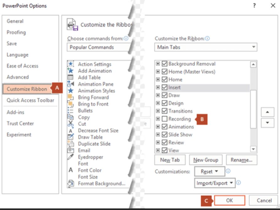 mtholfsen's tweet photo. For those not aware, PowerPoint now has Screen Recording, Inking on top, Forms integration, all bulit-in. Enable your "Recording" tab today!
https://t.co/ilWz903LAP #mieexpert #edtech #elearning https://t.co/75psYKxoQ1