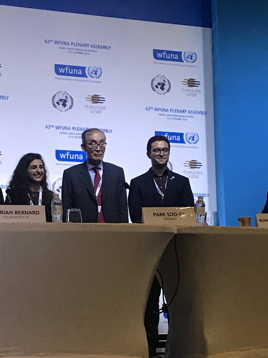 UNACanada's tweet photo. Proud of @AdilSkalli for having been elected at @UNACanada ‘s representative at the @WFUNA Youth Advisory Council for the next 3 years. Canadians, make sure to reach out to us and Adil for any questions regarding youth engagement with the @UN https://t.co/dFLHsATyd3
