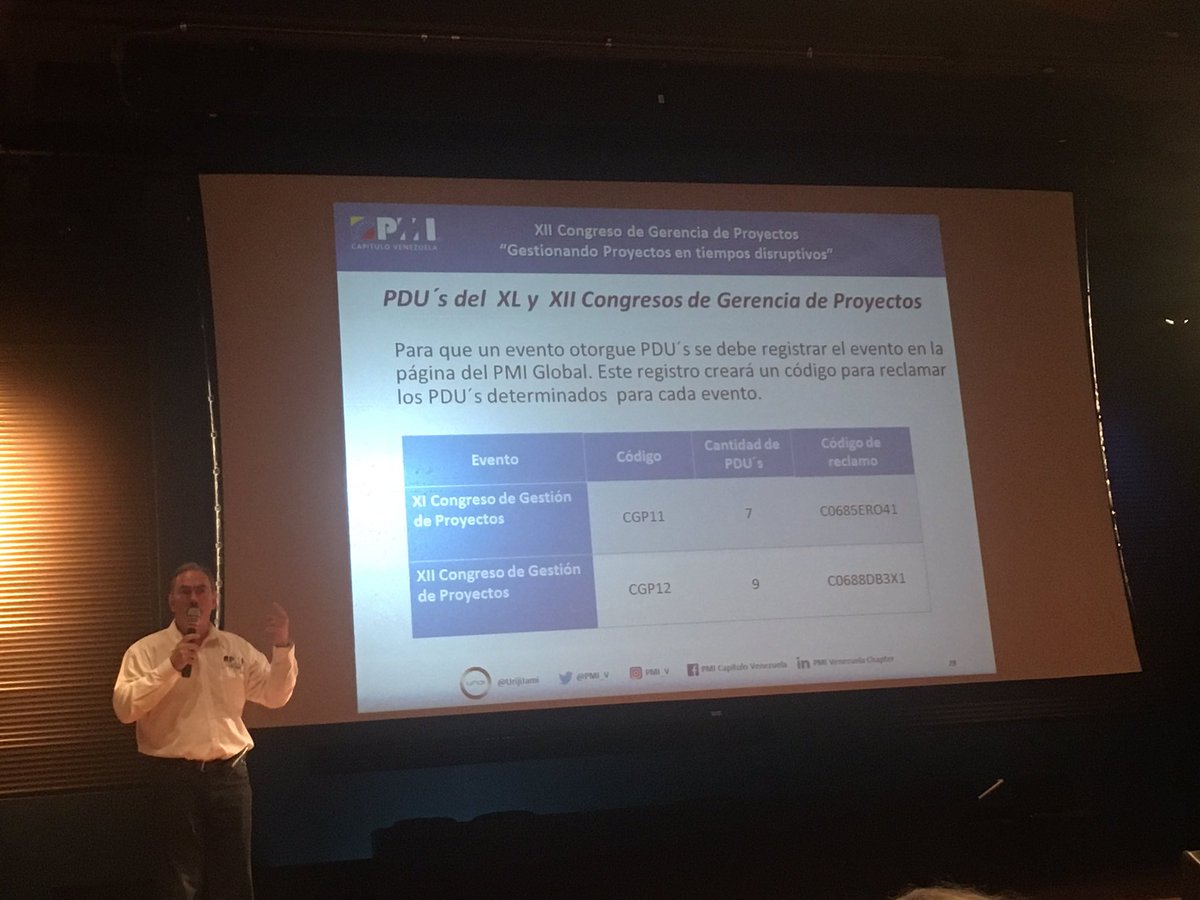 andreia050's tweet photo. Códigos para los PDU’ @PMI_V #12CGPMIV https://t.co/1OOyp4uDEJ