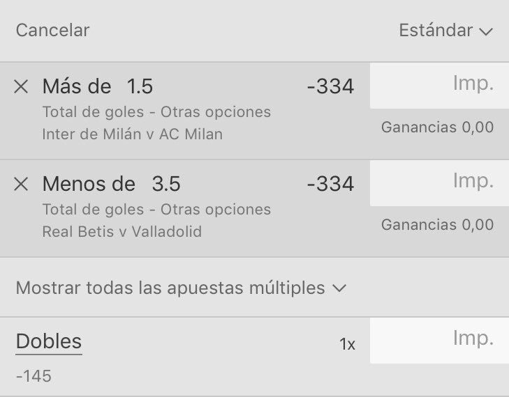 DatosPicks's tweet photo. Parlay de fútbol

💰[-143] https://t.co/zxsqDaEhRO