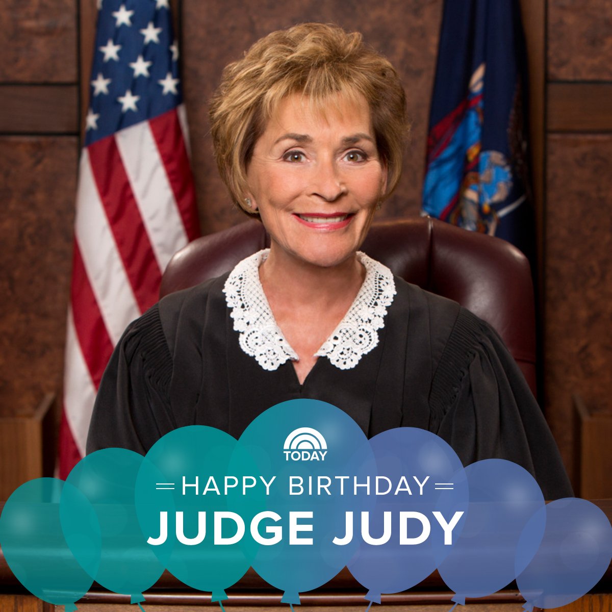 Happy birthday, Judge Judy!  
