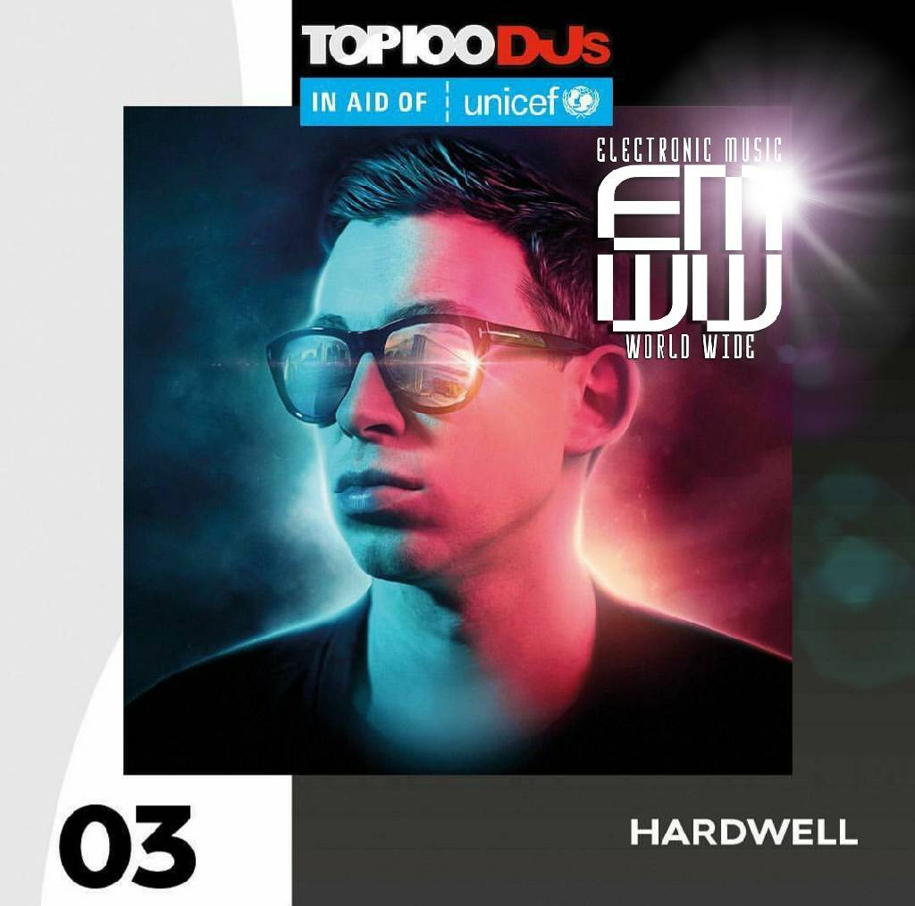 #Hardwell no. 3 #Top100Djs #Top100DjMag #EMWW #EDM