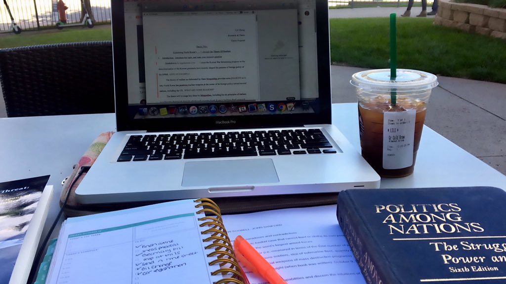 lzhengtv's tweet photo. Nerd fest, party of one (but a Bricktown background makes it okay) Hope everyone is enjoying their Sunday! #MastersInTheMaking #AlmostDone 🙌🏼📚 https://t.co/pD9e39skXR