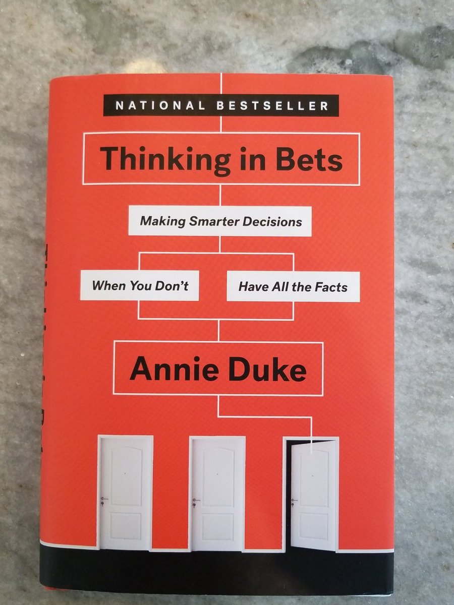 One of the more interesting and farm - applicable books I have read. Excellent advice for making better decisions in growing crops and building a farm business that lasts.

#agriculture #business #thinkinginbets #books