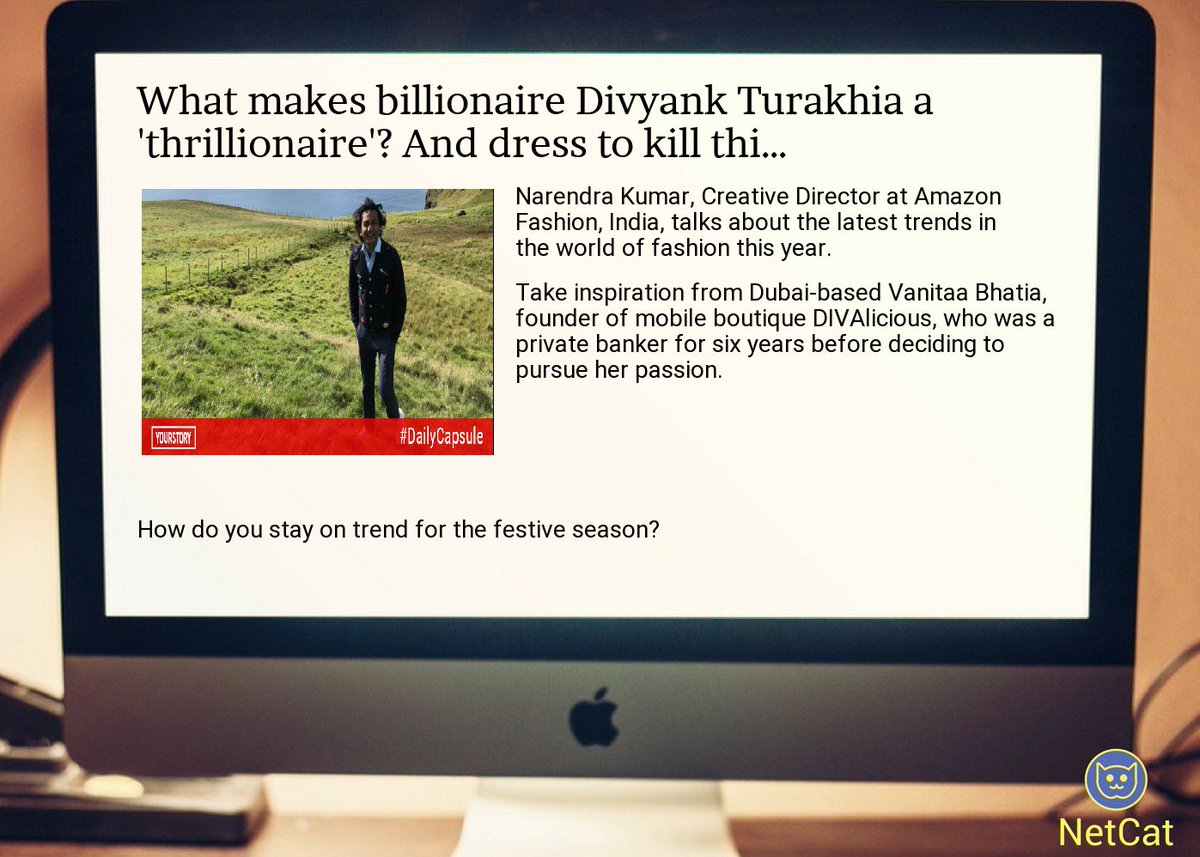 SidMehta91's tweet photo. what makes  #billionaire  #divyank  #turakhia a  #'thrillionaire'? and dress to kill this festive  #season with https://t.co/iNucZksXhY