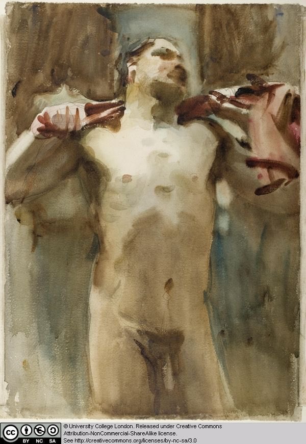 He also created oil & watercolour Academies that are both keen-eyed depictions of the human body as well as sensual reactions to form. These were for his own private collection & would have shocked if exhibited. They are now seen as revolutionary art (Three from c1904 & 1870s)