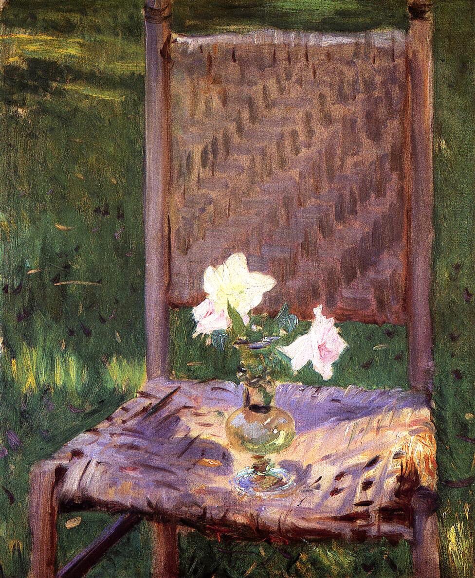 John Singer Sargent painted beautiful portraits that have stood the test of time. It is, however, for his works done for personal pleasure that he is a great artist. Thistles (1883), Dorothy Barnard (1885), The Old Chair (1886) & Garden Sketch (1890)