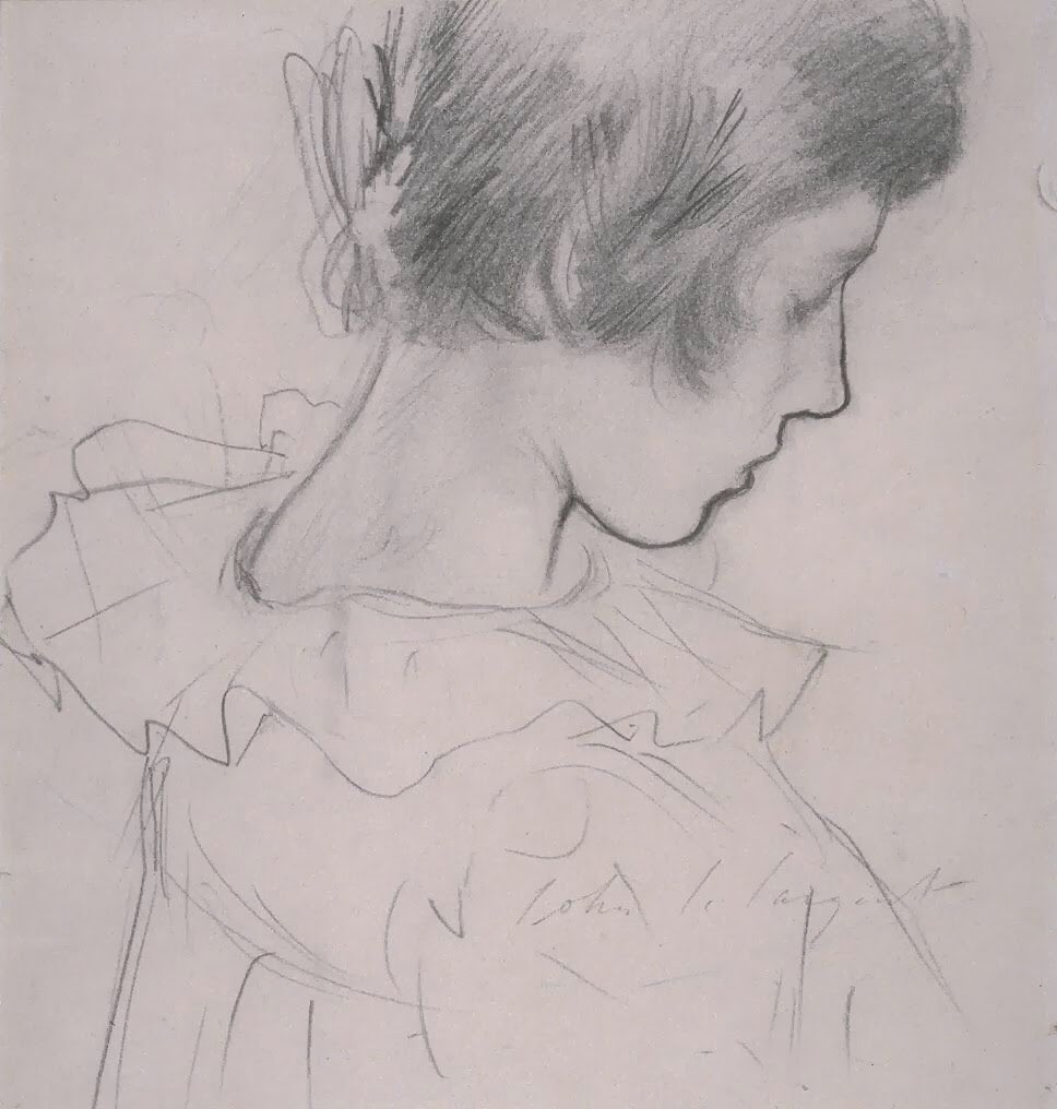 John Singer Sargent painted beautiful portraits that have stood the test of time. It is, however, for his works done for personal pleasure that he is a great artist. Thistles (1883), Dorothy Barnard (1885), The Old Chair (1886) & Garden Sketch (1890)