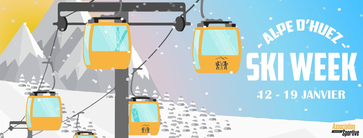 LA SKI WEEK EST DE RETOUR

Winter is coming, chausse tes skis et rejoins nous : facebook.com/events/2531112…