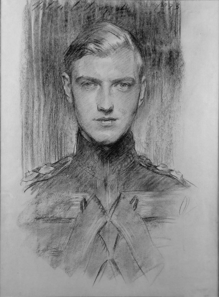 A feature of his success was that he was able to choose who to depict, as he was financially independent. It’s notable he drew many handsome men. Emilio Bassi (c1917), Crescenzo Fusciardi (c1900s), Harold Irving Jnr (1924) & Robert Gould Shaw (1923)