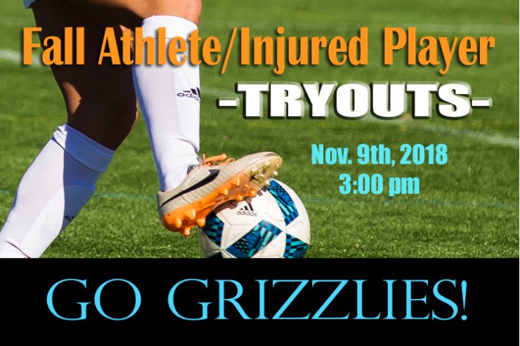 OsosGirlsSoccer's tweet photo. Fall Athlete and Injured Player Tryouts on Friday - Nov 9, 2018 at 3pm. Meet in the Stadium. Make sure you have a current physical on file. #fallathletes #tryouts #family #OsosSoccer β½οΈπ» https://t.co/r9xdwpey7W