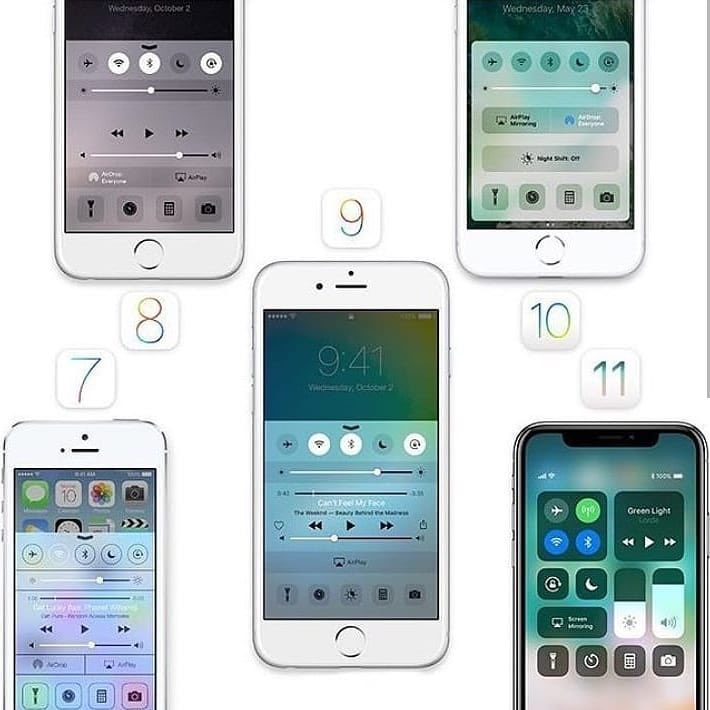 SoloiPhone's tweet image. A ver cual es la mejor #controlcenter  #iOS7 #iOS8 #IOS9 #iOS10 #iOS11