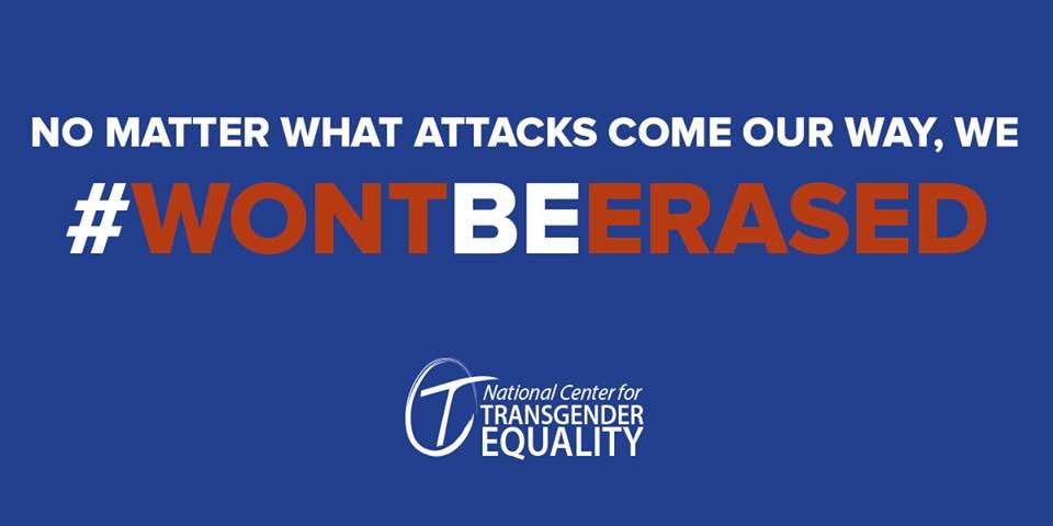 MaraKeisling's tweet photo. I am a #transgender person. I am livid but clear-headed. I am threatened but absolutely resolute. @transequality will always fight. #WontBeErased https://t.co/N1xZp33NTv