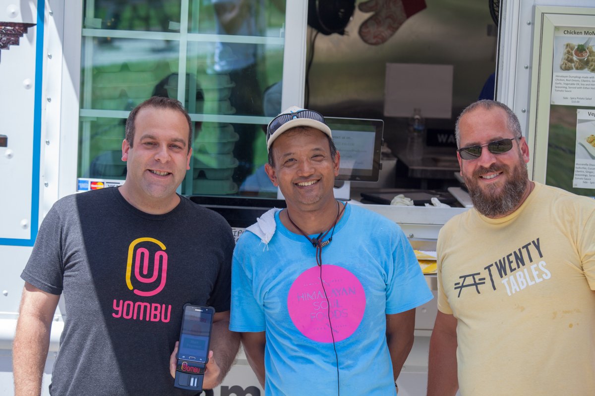 Himalayan Soul Foods was one of five food trucks able to serve our community with food and fun at Lafayette ES.  #himalayansoulfoods #twentytables #FrontierKitchen #DMVfoodtruck #capitalareafoodbank #dumplings #feedingamerica #momos