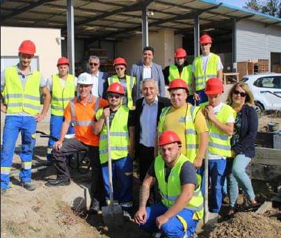 Nous étions aux portes ouvertes du BTP pour visiter le chantier d’apprentissage du CFA Batipole Cette journée a permis de découvrir les différents métiers du BTP pour les jeunes collégiens Nous pouvons être fiers de bénéficier au sein de la  Livron d'un établissement de formation