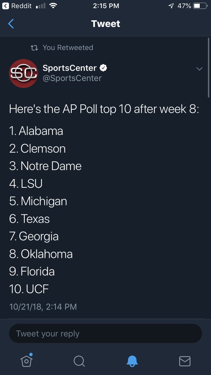 UFRowdies's tweet photo. Roses are red
Violets are blue
We’re a top-10 public university
And football team too
@UF @GatorsFB https://t.co/PzEf9FwfSn