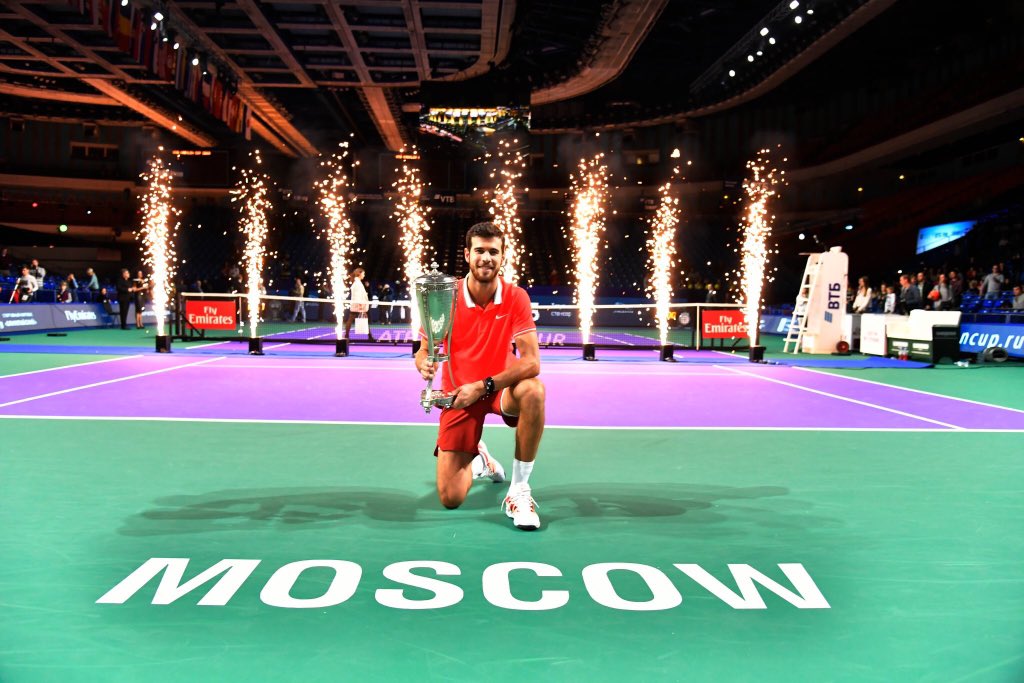 karenkhachanov's tweet photo. Dreams came true!!
I love you Moscow ❤️🇷🇺🏆 #3rdTitle #TeamKhacha https://t.co/E1WfQ54BJS
