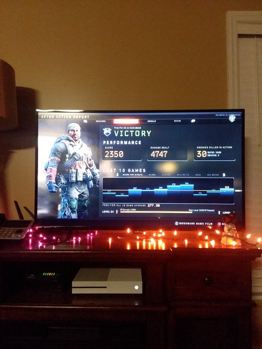 30-3 not to bad for my second day on the game https://t.co/ExeYUCuSZy