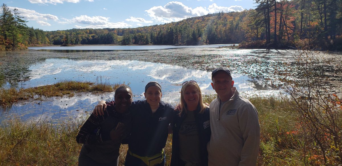 coachKThoward's tweet image. Had such a great time this weekend with @SNHUWBB on our retreat. Even got a great game of manhunt going! #+1 #yeswehavehalloweenmaskson