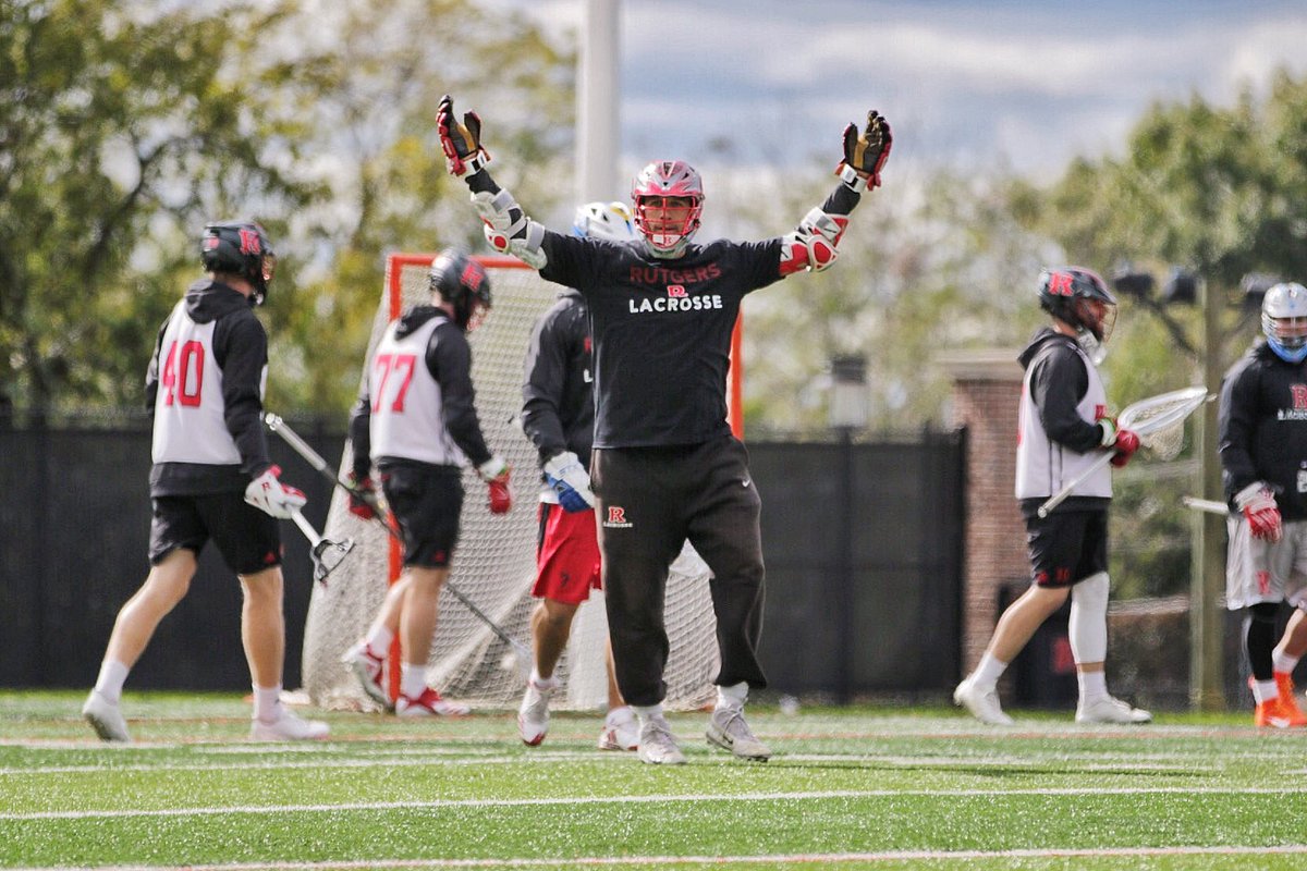stevenwoj's tweet photo. Stick was obviously too hot to hold! @RUmlax #RUAlumni https://t.co/0Rruaxz808
