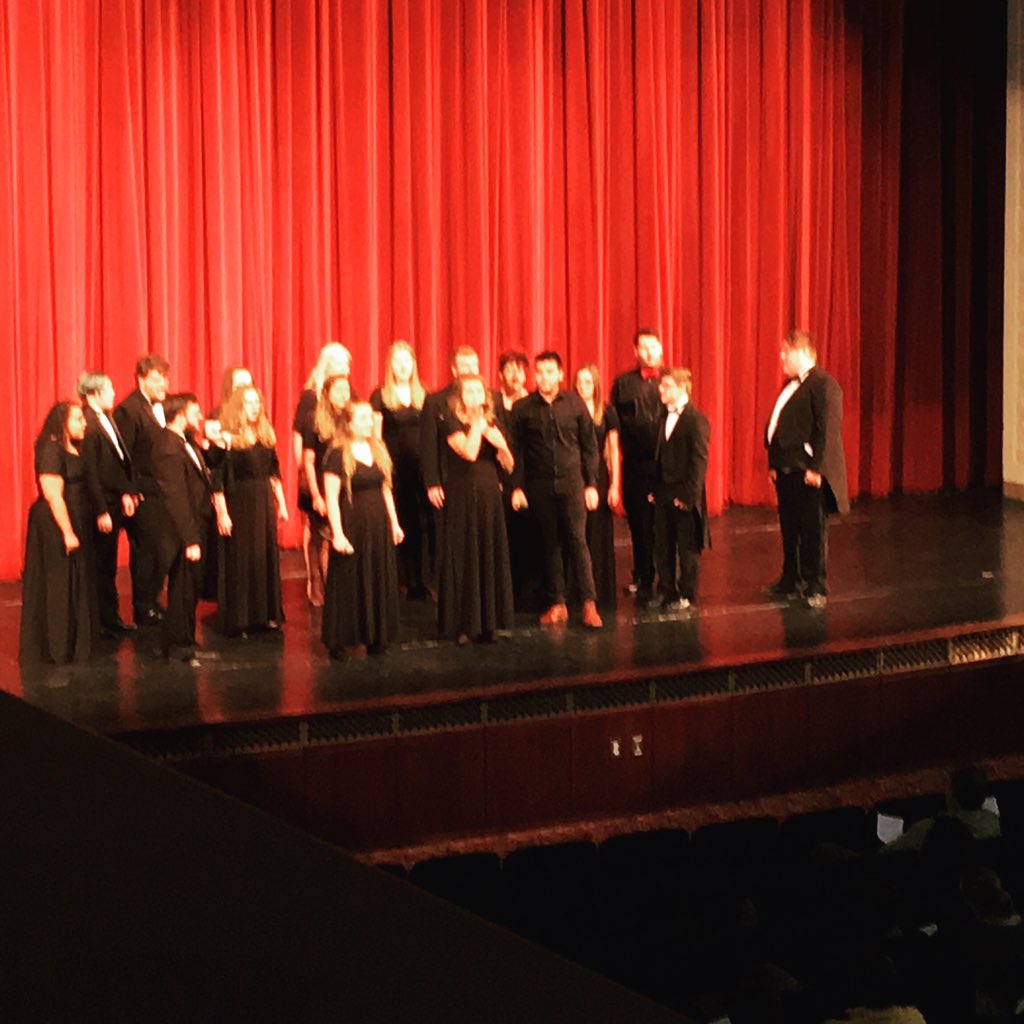 First concert of the year:✔️ It was such a great experience getting to share our work so far this semester with everyone at Aalf’s today! Rehearsals resume on Tuesday, we find out about ICCA on November 15th, and our Holiday concert December 2nd!