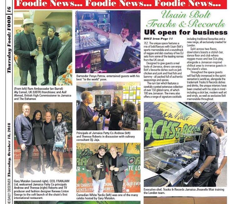 CaribCookSchool's tweet image. RT @UBTandR "UBT&amp;amp;R UK is officially open! 
Show some love to our @tracksrecordsuk family by following them &amp;amp; leaving a “” in the comments below!
#TracksandRecords #TracksandRecordsUK #UBTR #UsainBolt #ThisIsWhatWeDo
@JamaicaObserver  "