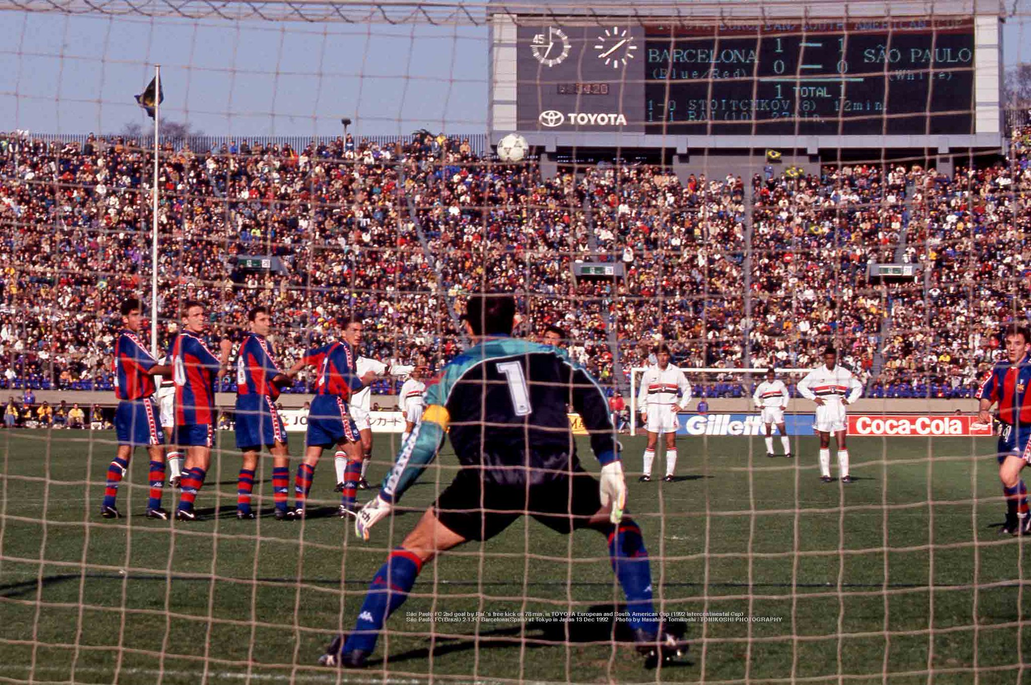 Raí Vs Barcelona - 1992 - Copa Intercontinental. #raí #spfc #futebol 