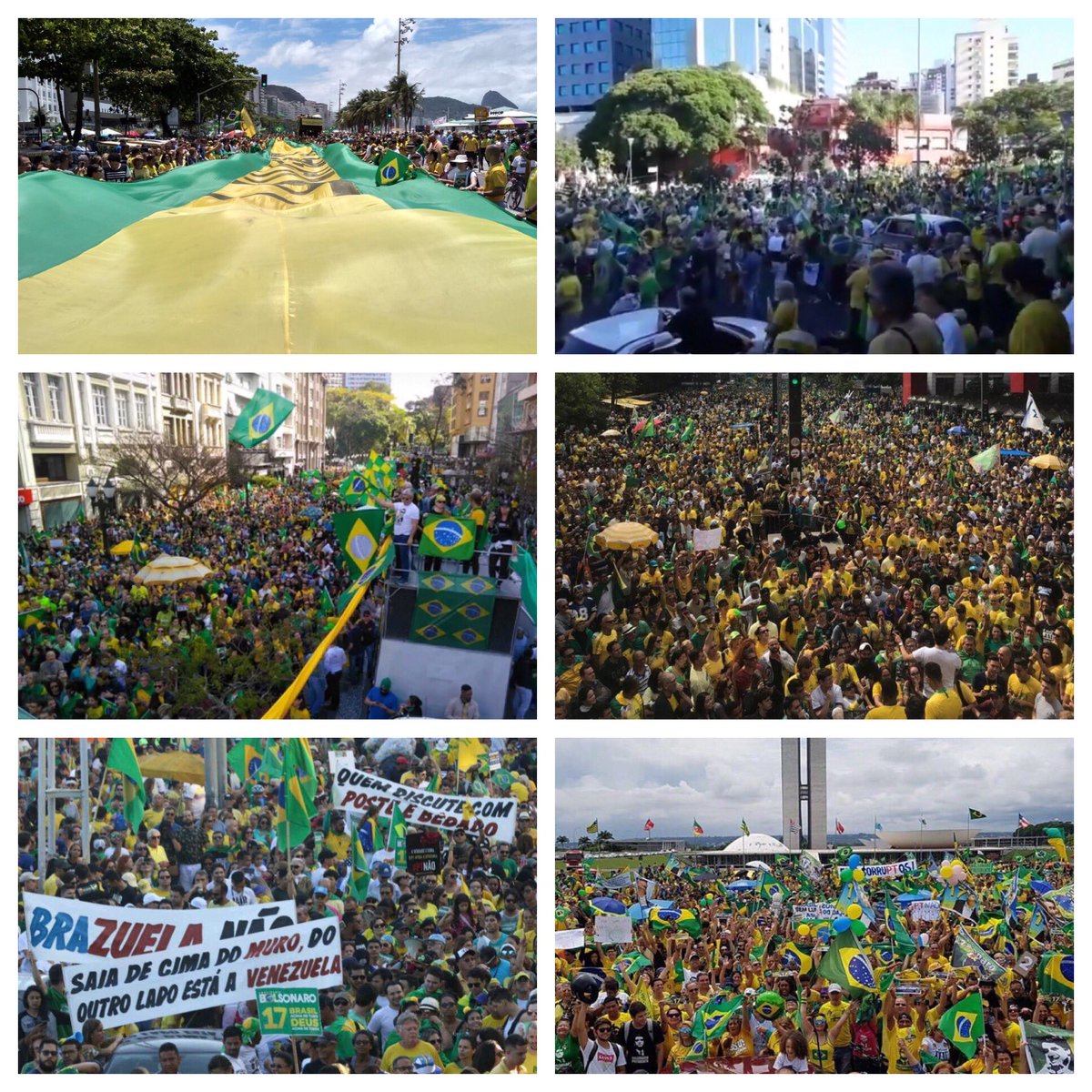 anaamelialemos's tweet photo. Os brasileiros foram às ruas neste domingo, em várias cidades para dizer NÃO ao PT! Não às mentiras da perseguição e do golpe! Não à corrupção, ao desgoverno, à gastança irresponsável e ao aparelhamento das instituições! https://t.co/QZt7z7OBZO