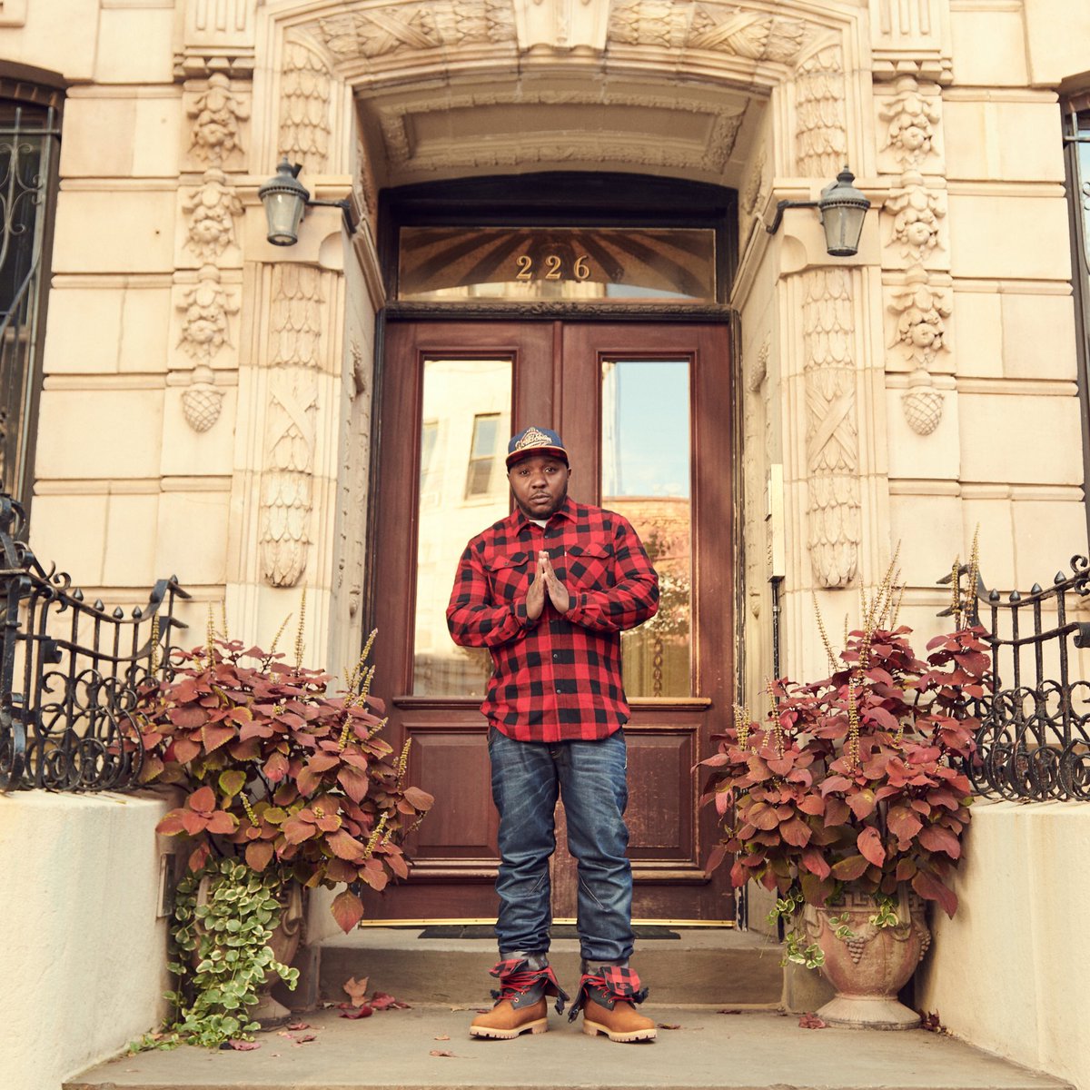 red and black lumberjack timberland