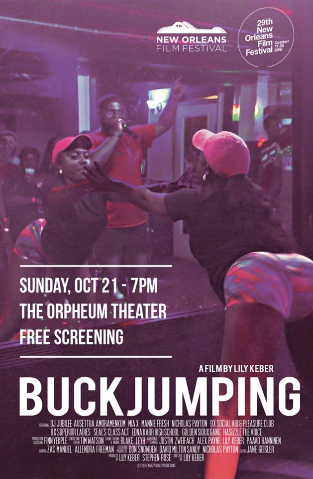 NOFS's tweet photo. TONIGHT! Join us at the World Premiere of #BUCKJUMPING at the @orpheumnola at 7 PM!
FREE and open to the public. No reservations, first come first serve. #NOFF2018 https://t.co/kkGzLO0k8U https://t.co/wwSNoB7z7c