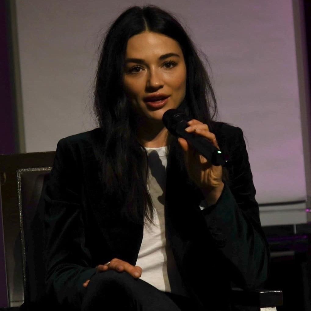 dgsara2's tweet photo. Crystal Reed yesterday on the panel of The Full Moon Is Coming 5 in Toulouse https://t.co/vHeo61fBH5