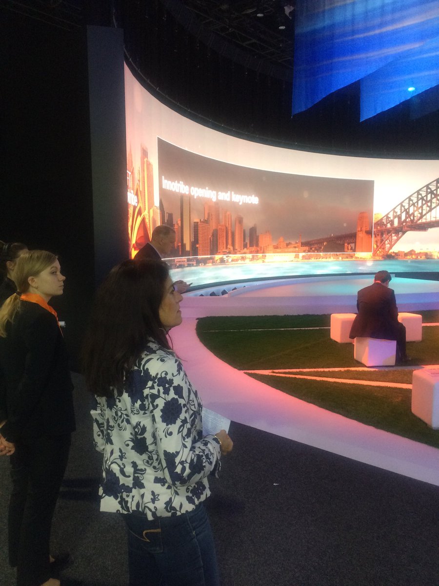 CarolienvanderG's tweet photo. Getting ready for key note Annerie Vreugdenhil at Innotribe stage here at #Sibos #ING_news https://t.co/a2pXRid7SY