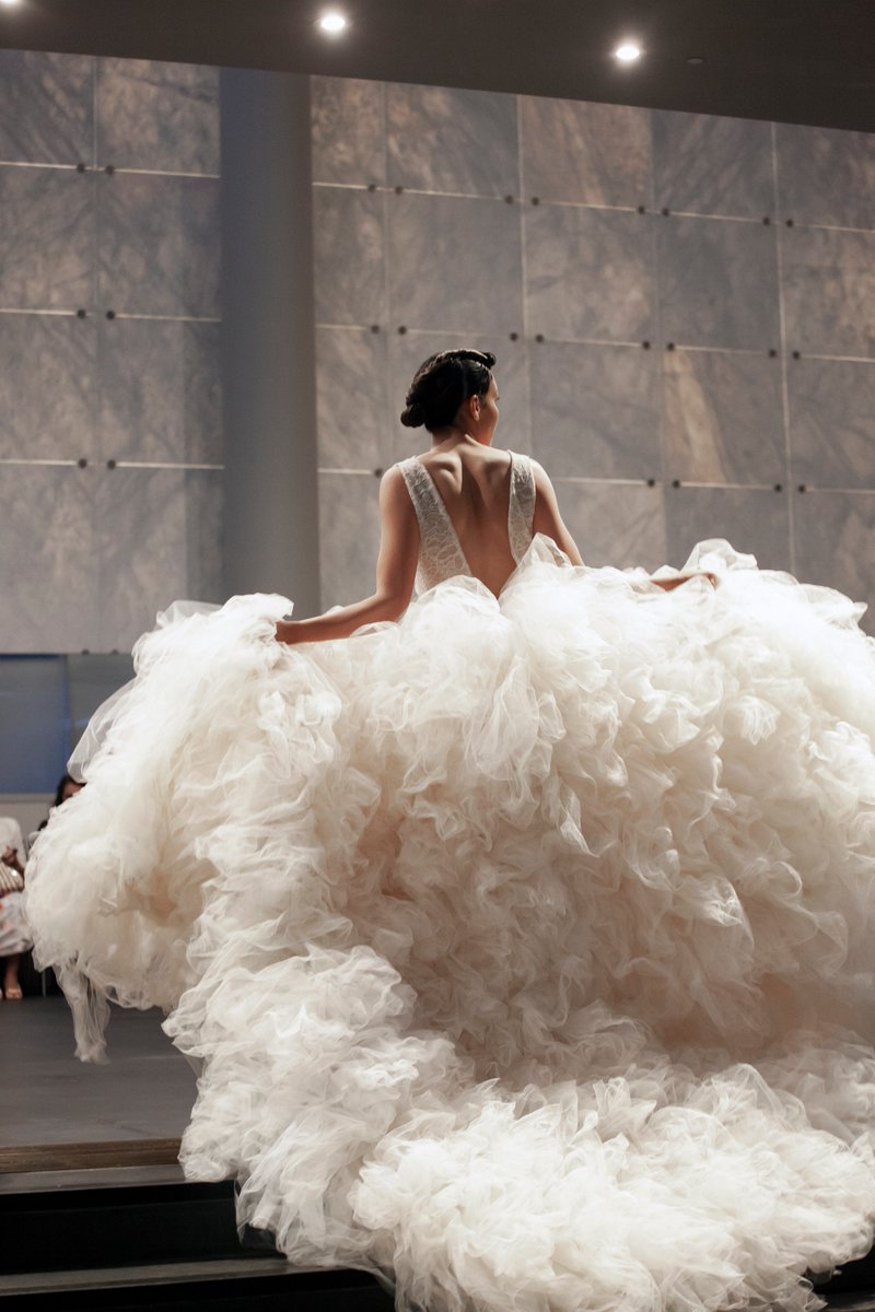 Total showstopper. Can you guess how many metres Megan Canning Designs used? Image taken for <a href="/Fashfest/">Fashfest</a> by Leighton Hutchinson Photography.

 <a href="/Megan2C/">MeganCanningsDesigns</a>   <a href="/HAUSmodels/">HAUS Models</a>   <a href="/NatGalleryAus/">NationalGalleryAus</a>