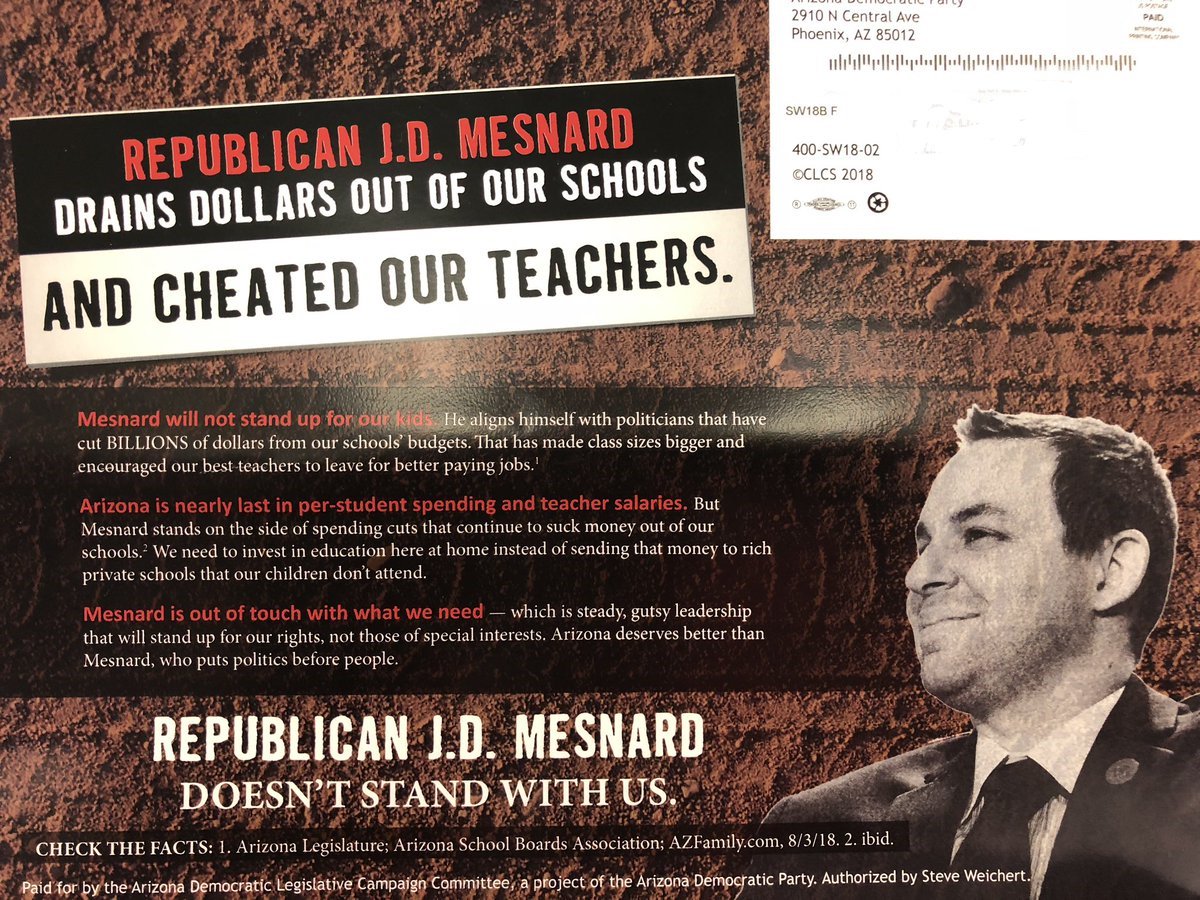 J D Mesnard On Twitter Now This Is Rich Just Found Out My Opponent 