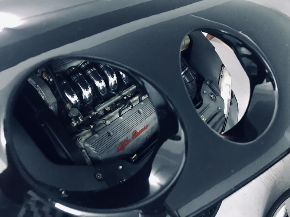 Squadra916's tweet photo. A reflection in sunglasses you say? We know better... #alfaromeo #squadra916 #v6busso https://t.co/RLewujVltk