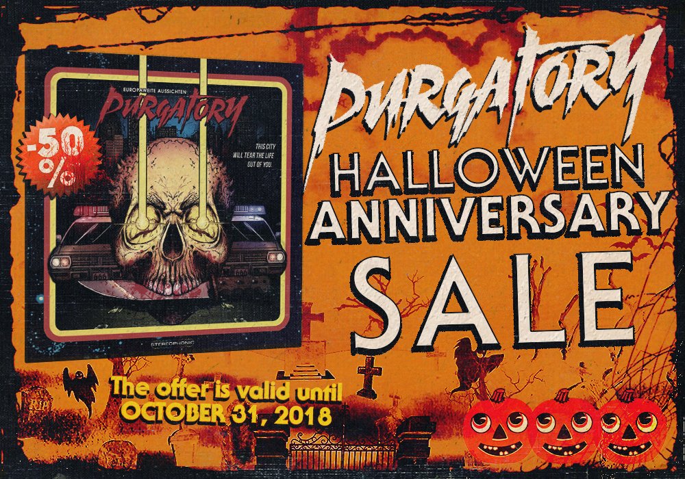 beyondthearcades (@beyondarcaderec) on Twitter photo This #Halloween, @EURWEIAUSSTEN's album 'Purgatory' celebrates it 3rd anniversary!
Get 50% off the album on <a href="/Bandcamp/">bandcamp</a>! 🎃
Enter: halloween
europaweiteaussichten.bandcamp.com/album/purgatory
Offer valid until Oct 31, 2018
#synthwave #retrowave #darksynth #darkwave #music #download #bandcamp #soundtrack This #Halloween, @EURWEIAUSSTEN's album 'Purgatory' celebrates it 3rd anniversary!
Get 50% off the album on <a href="/Bandcamp/">bandcamp</a>! 🎃
Enter: halloween
europaweiteaussichten.bandcamp.com/album/purgatory
Offer valid until Oct 31, 2018
#synthwave #retrowave #darksynth #darkwave #music #download #bandcamp #soundtrack