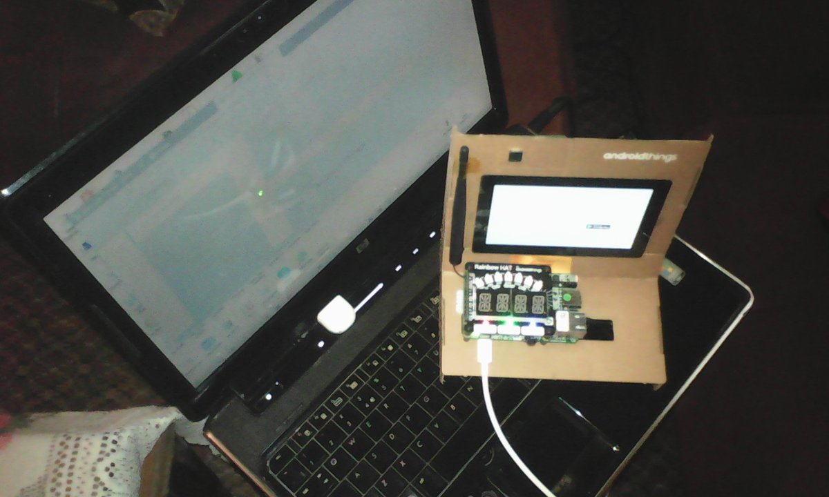 Kutajbaba's tweet photo. #androidthings Kit finally unboxed and setup. 

Combining android App development with IOT, I am Ready build amazing things. let's go.

@gdg_warri 
@gdg 
@googledevs 
@googleafrica https://t.co/vZ3QeWaxKd