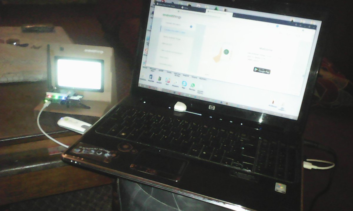 Kutajbaba's tweet photo. #androidthings Kit finally unboxed and setup. 

Combining android App development with IOT, I am Ready build amazing things. let's go.

@gdg_warri 
@gdg 
@googledevs 
@googleafrica https://t.co/vZ3QeWaxKd