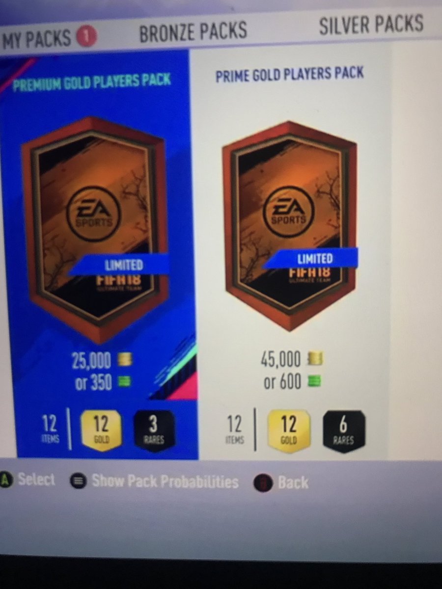 BBONClan's tweet photo. @MattHDGamer WHAT THE FRICK!!! Fifa 18 on a FIFA 19 pack!!! That’s a fifa myth if I’ve ever seen one https://t.co/skURU4Z8Gz