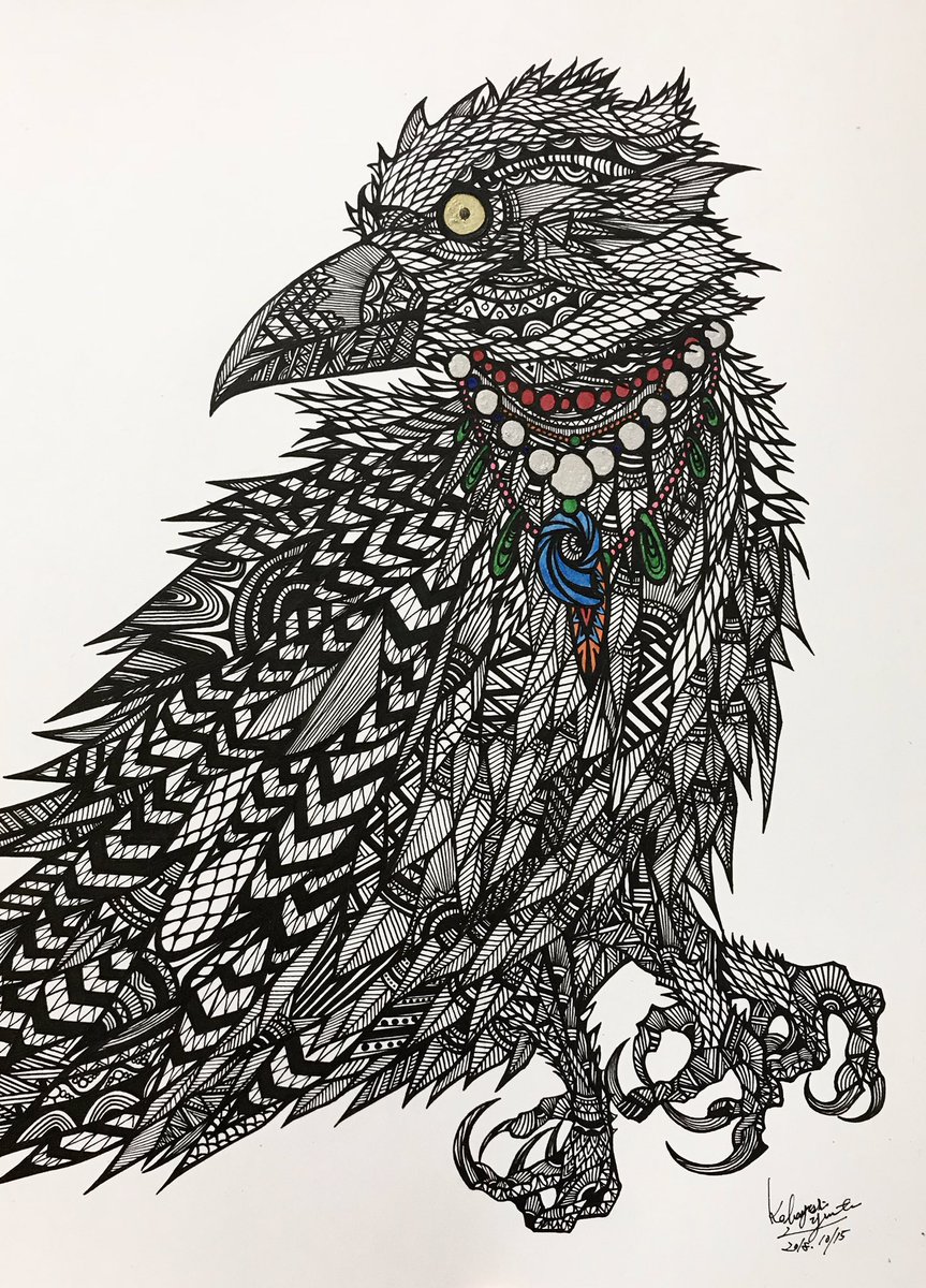 うつ絵師 優太 個展開催中 على تويتر この子のスマホカバーも作るかもですw スマホカバー ヤタガラス カラス 絵