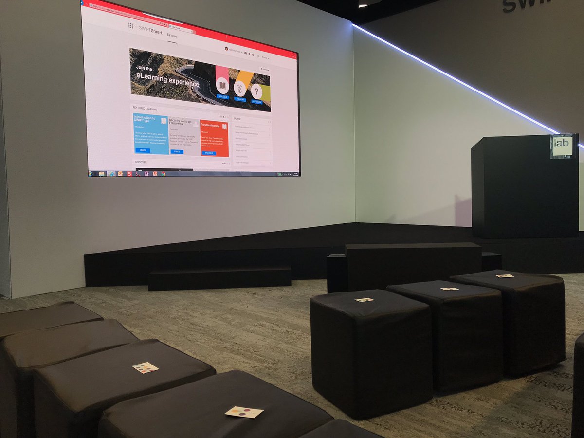 DanaBrants's tweet image. #swiftsmart session will start in #swiftlab in 15 min! How to enable swift and industry knowledge within your organisation #sibos