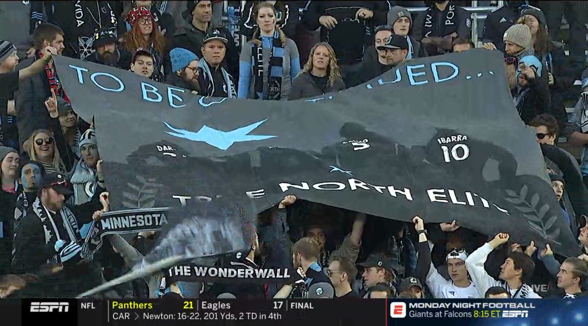 MichiganLoons's tweet photo. 👏👏👏 Very nice, @TrueNorthElite...

#ToBeContinued #MNUFC #COYL #AllianzField #MINvLA https://t.co/9zrcAGK6lS
