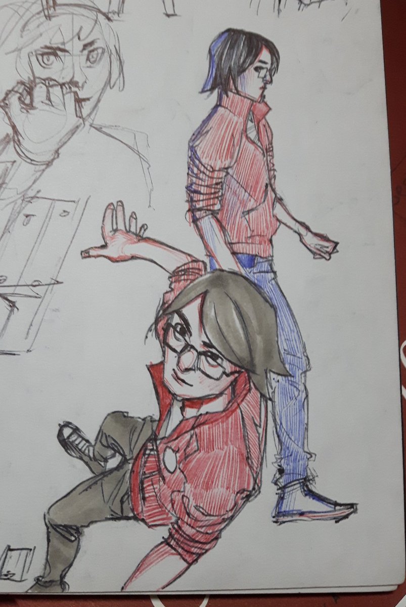 Theres so much 'genderbending' in here even i cant believe it, I also used to draw myself like this