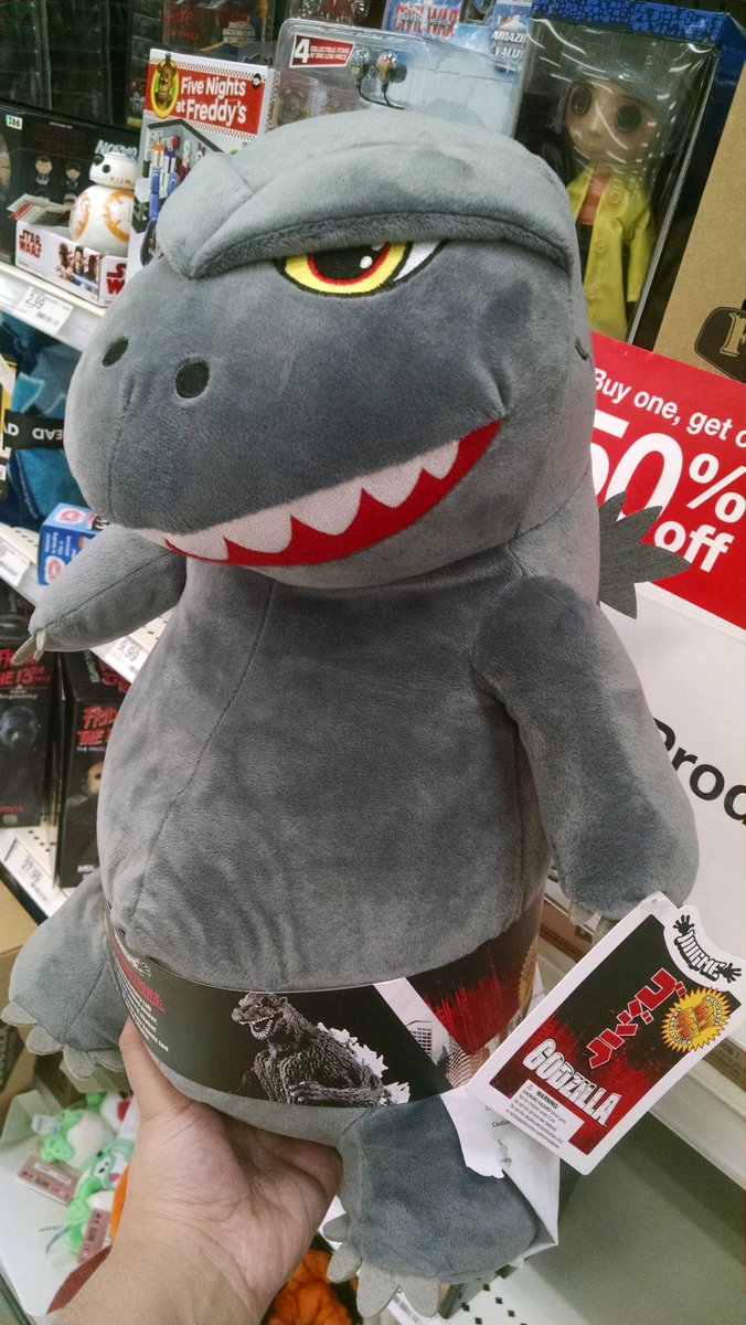 target godzilla plush